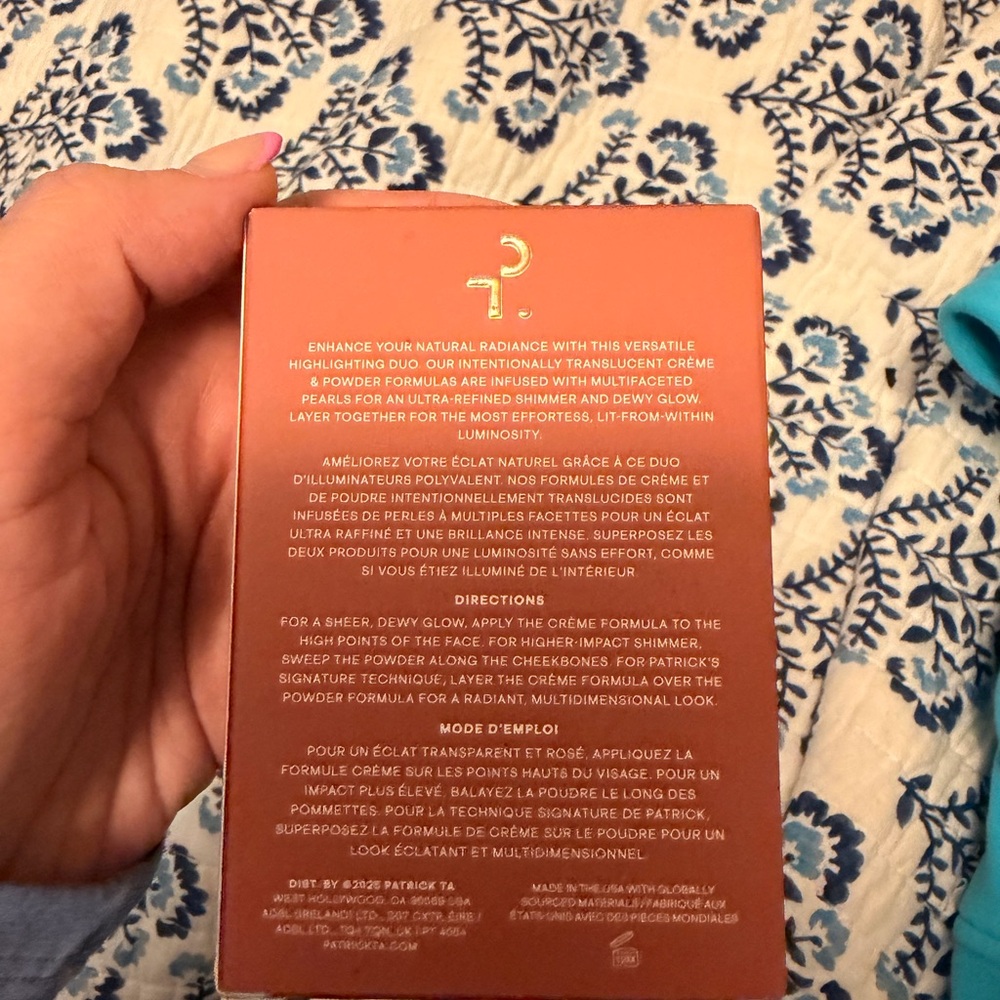 Patrick ta makeup major glow crème and powder highlighter duo in daddy - Picture 3 of 3